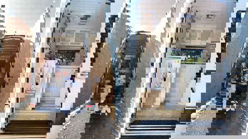 Van Conversion Before and After